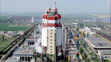 Dark clouds hanging over the Odessa Port Plant