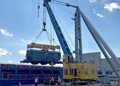 Togliattiazot resumes carbamide deliveries by river