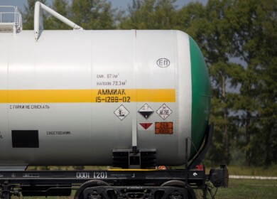 Exports of ammonia from Russia collapsed