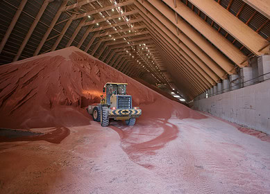 Russian production of potassium fertilizers increased by 22% in April this year