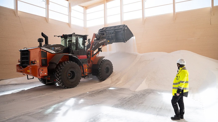 Cinis Fertilizer receives input materials as it prepares to begin production