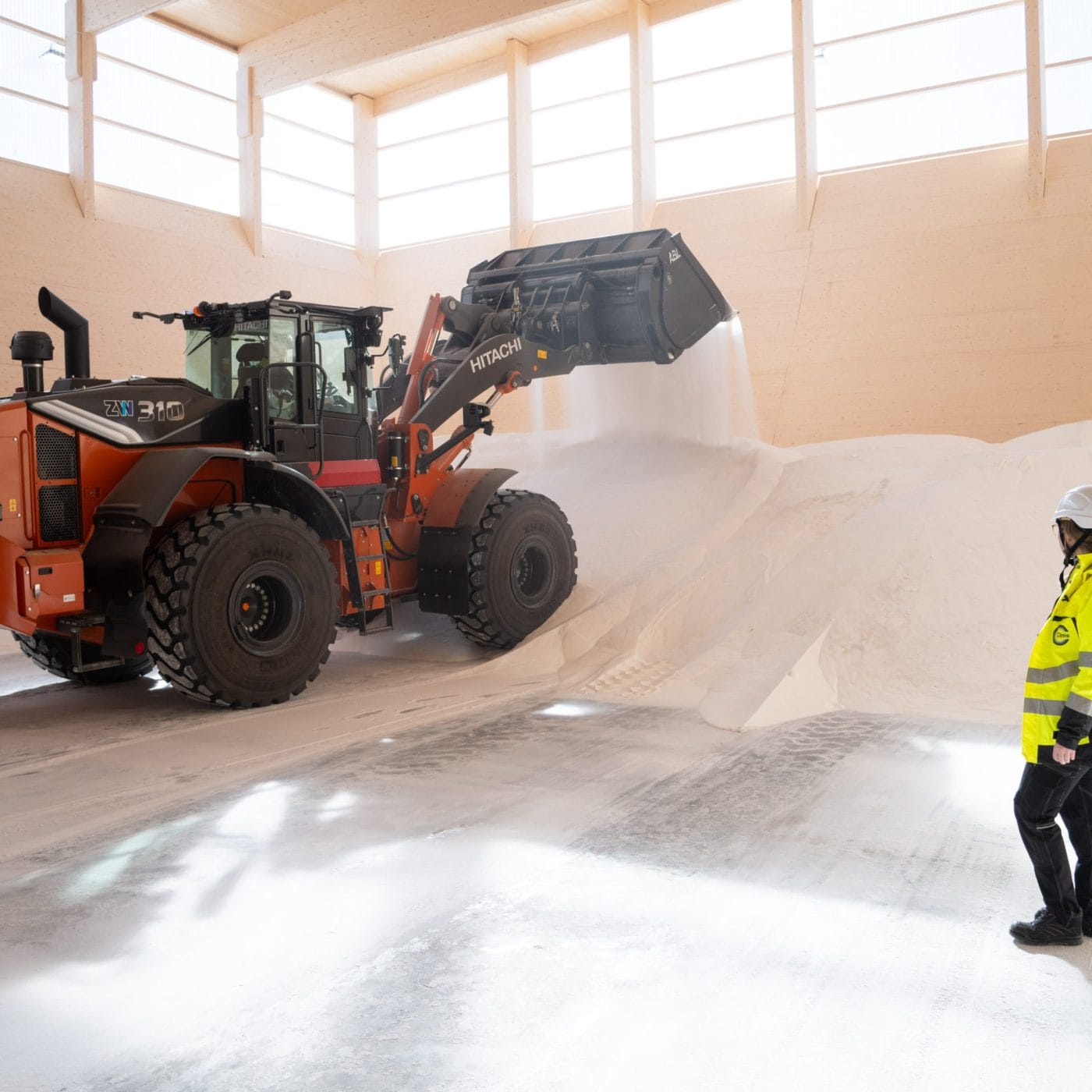 Cinis Fertilizer receives input materials as it prepares to begin production