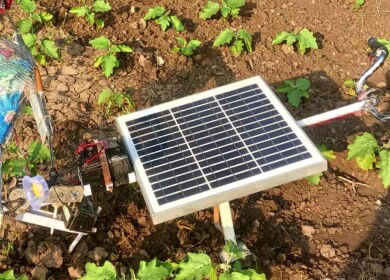 Teenager in India designed a multi-purpose solar-powered farming machine