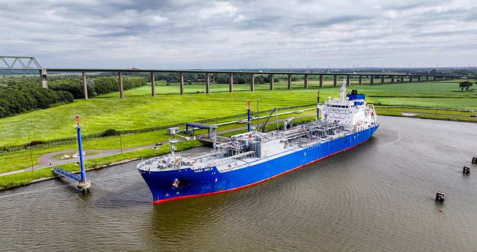 Yara expands operations with new ammonia import terminal