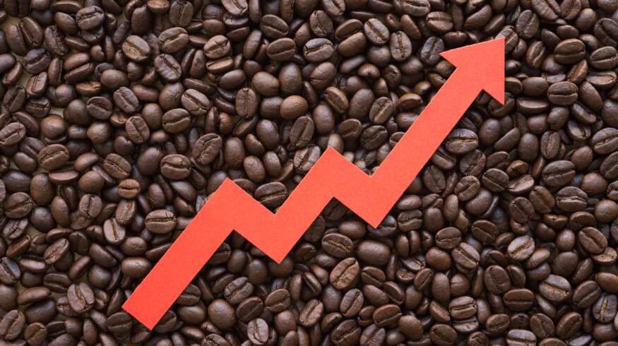 Global coffee prices surge due to supply constraints and rising shipping costs