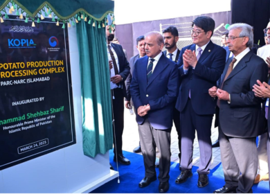 South Korea aids Pakistan in establishing seed potato self-reliance