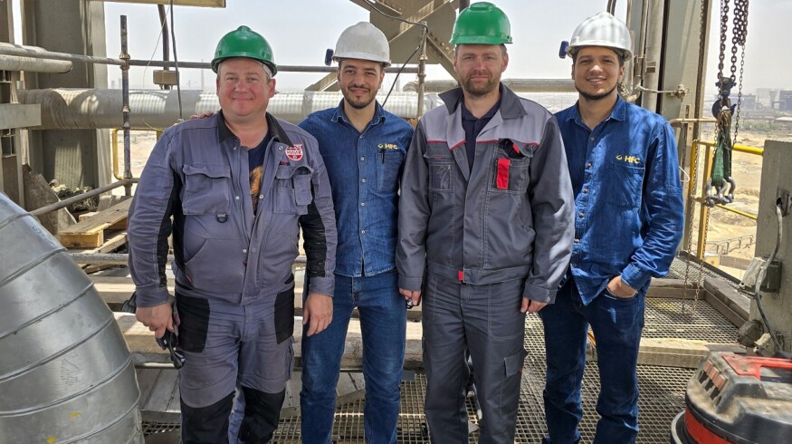 NIIK completes urea reactor lining overhaul in Egypt under extreme conditions