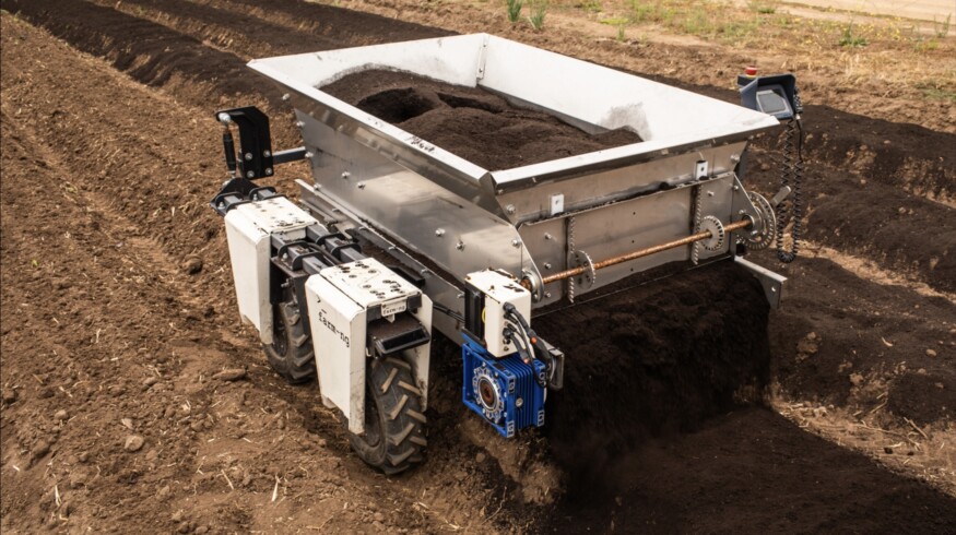 Farm-ng launches electric compost spreader for regenerative agriculture