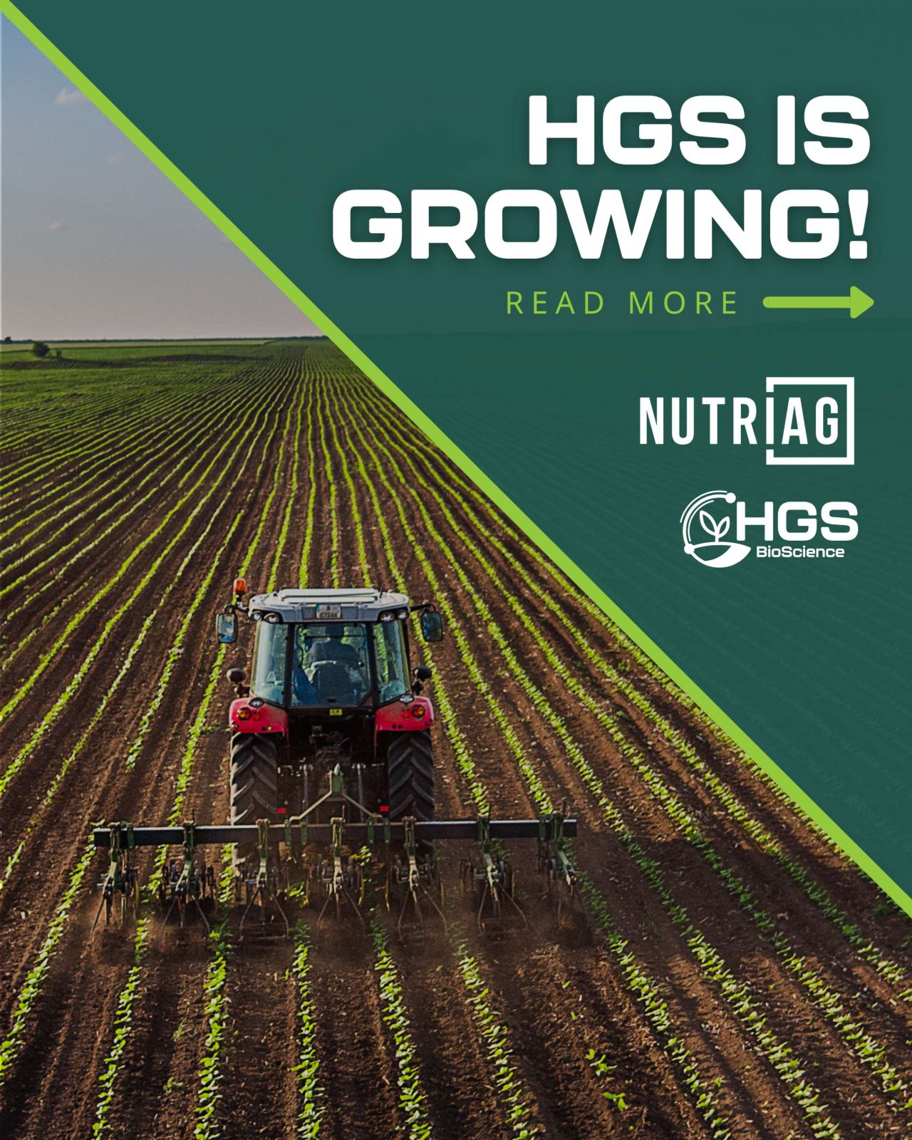 HGS BioScience acquires NutriAg to expand North American footprint in bionutritionals