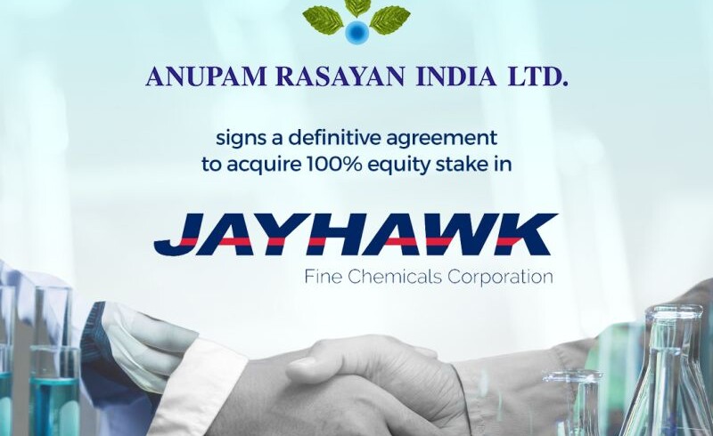 Anupam Rasayan to acquire Jayhawk Fine Chemicals in $150 million deal
