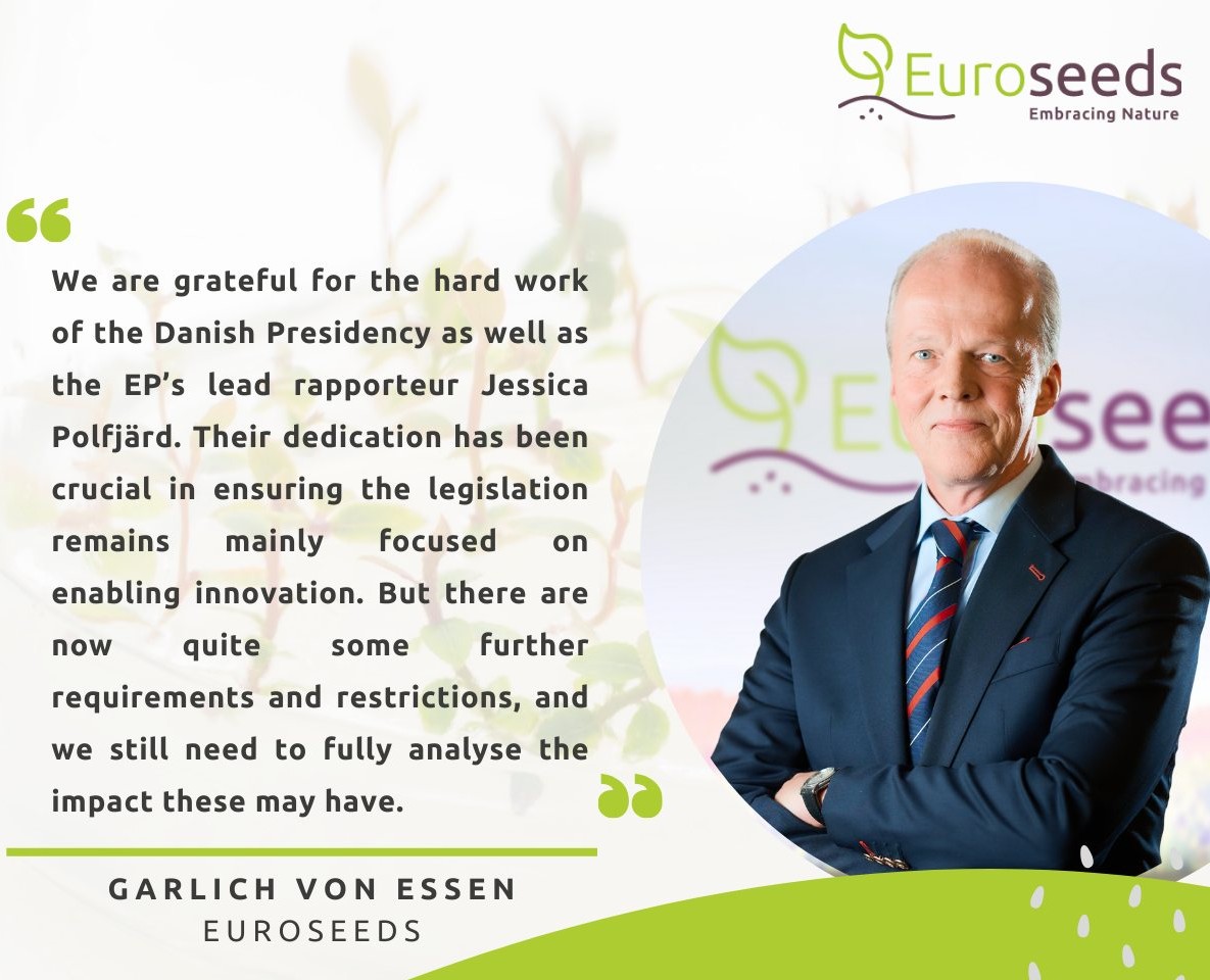 EU reaches trilogue deal on new genomic techniques