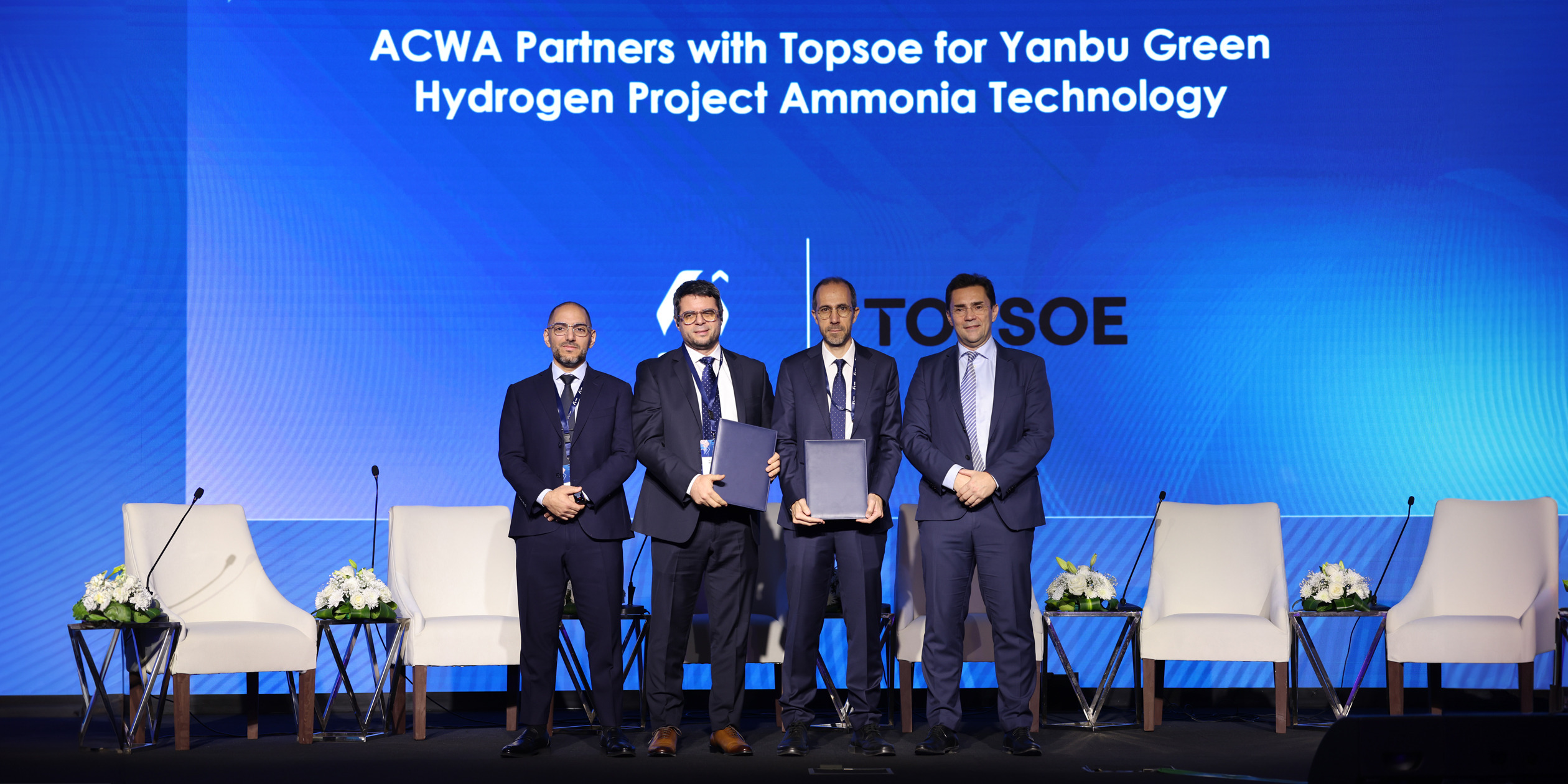 Topsoe will supply its ammonia technology for ACWA Power’s Yanbu Green Hydrogen Project in Saudi Arabia