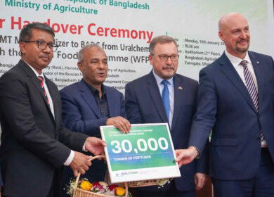 Uralchem delivers 30,000 tonnes of humanitarian potash to Bangladesh