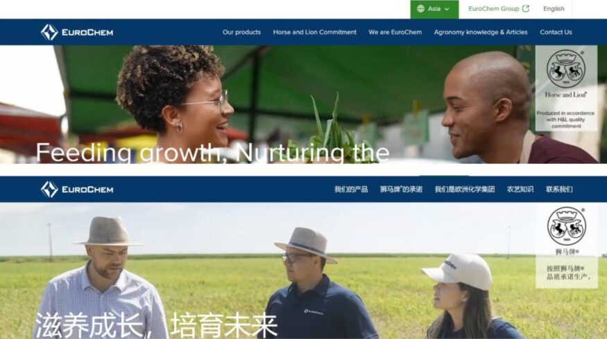 EuroChem expands digital push in Asia with new farmer-focused websites