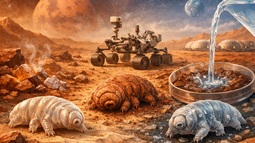 ‘Water Bears’ offer new insight into whether Martian soil could block Earth microbes