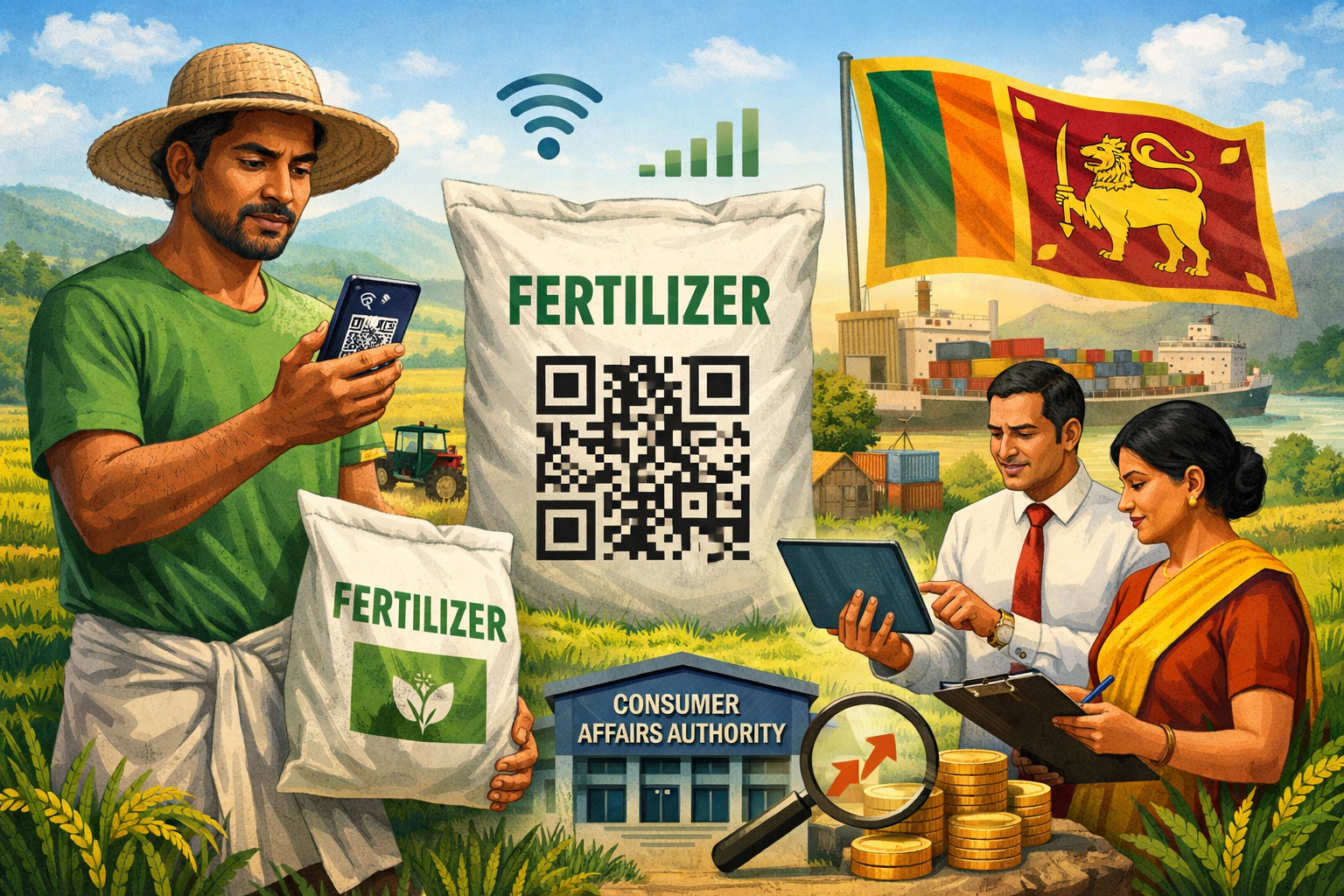 Sri Lanka plans QR code system to control fertilizer distribution