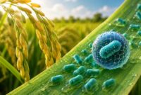 Nanocoated nitrogen-fixing bacteria help increase rice yields and bring foliar biofertilizers a step closer to practical use