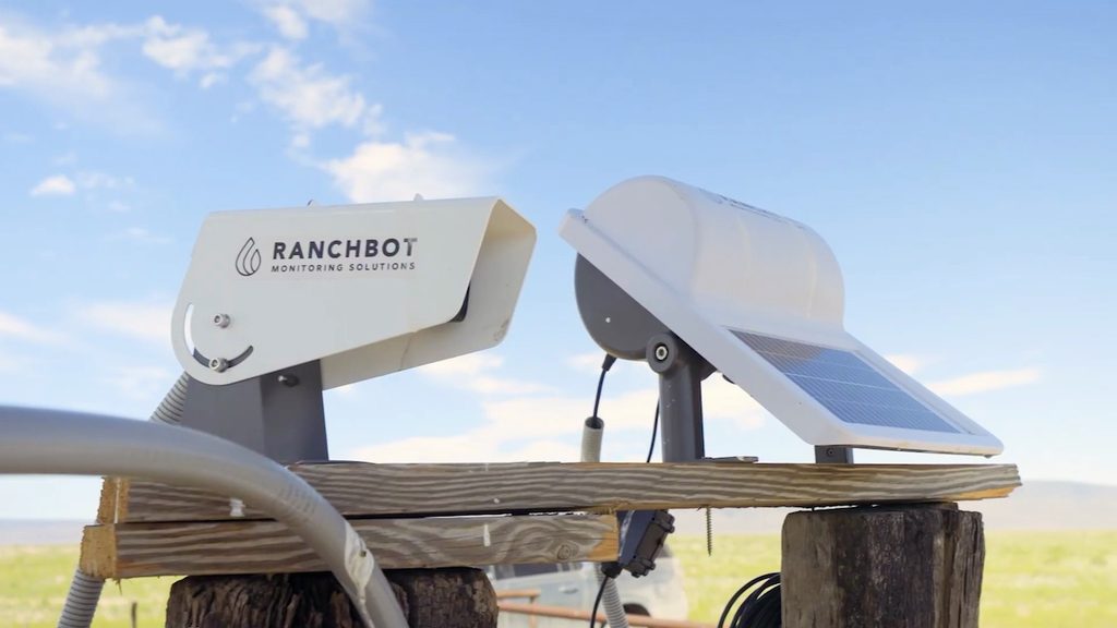 Ranchbot satellite water monitoring system.