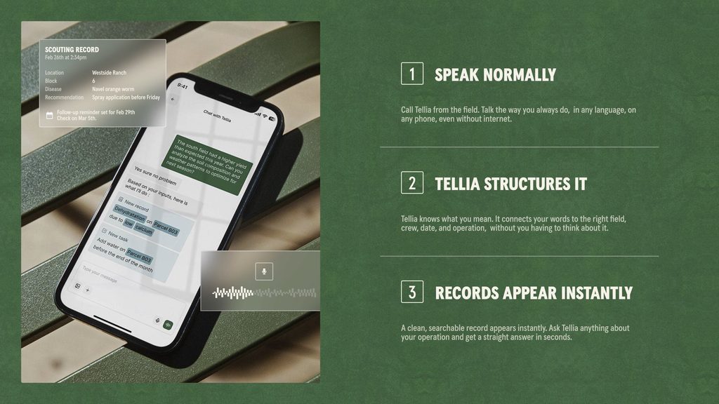 How Tellia voice AI works